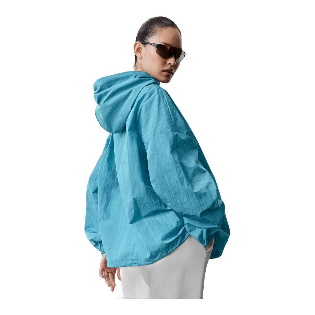 alo Axis Hooded Pullover - Blue Breeze