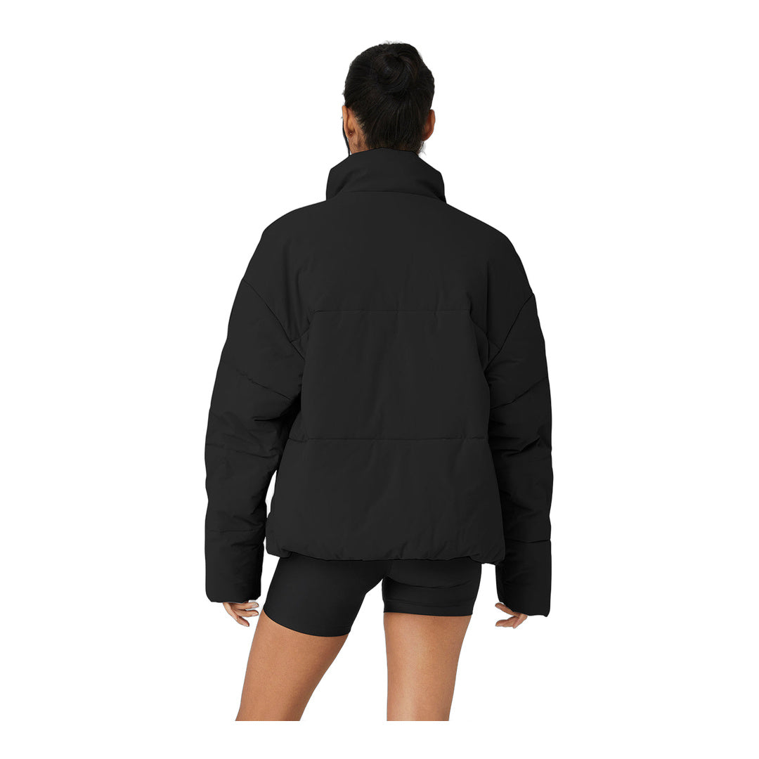 alo Stretch Woven Street Puffer - Black