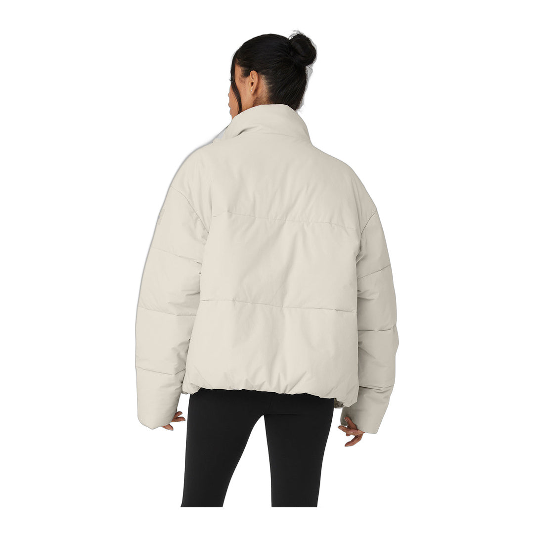 alo Stretch Woven Street Puffer - Bone
