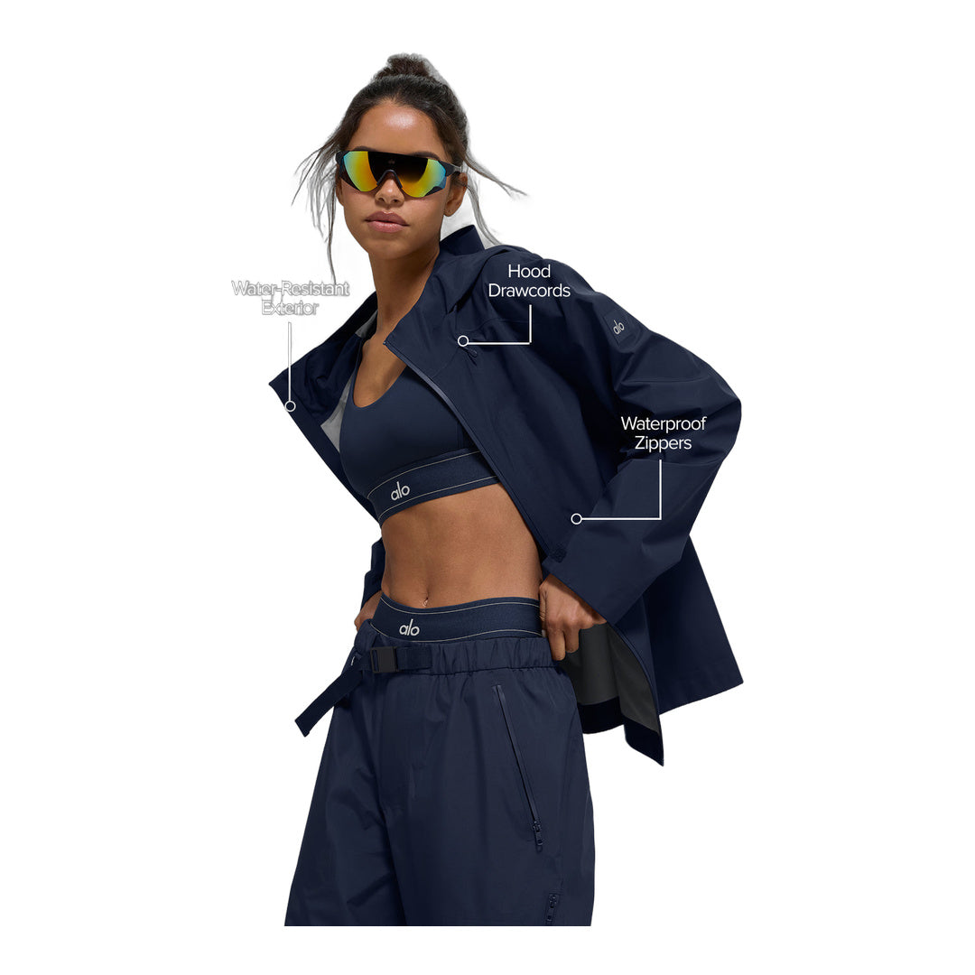 alo Alpha Shell Jacket - Navy