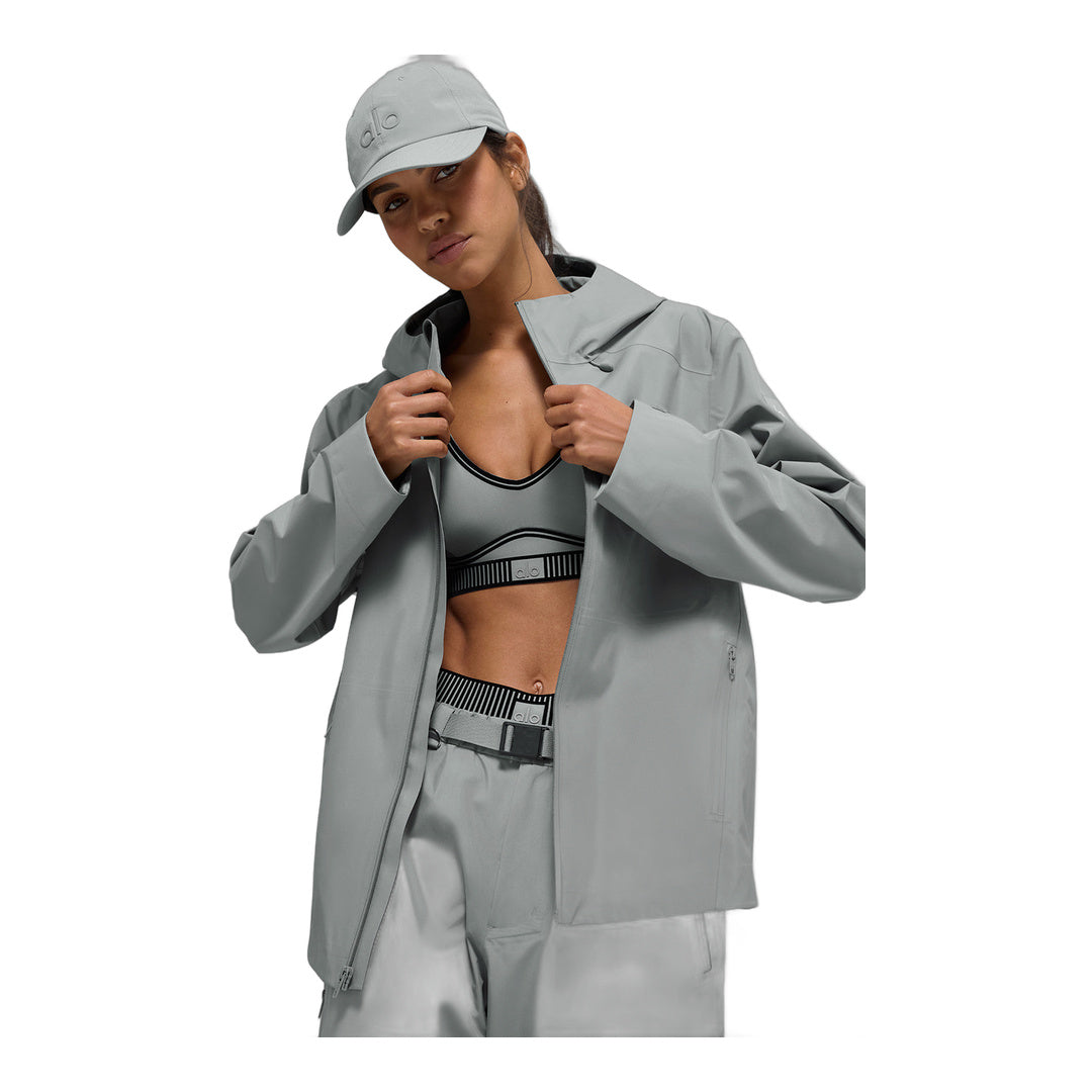 alo Alpha Shell Jacket - Lunar Grey