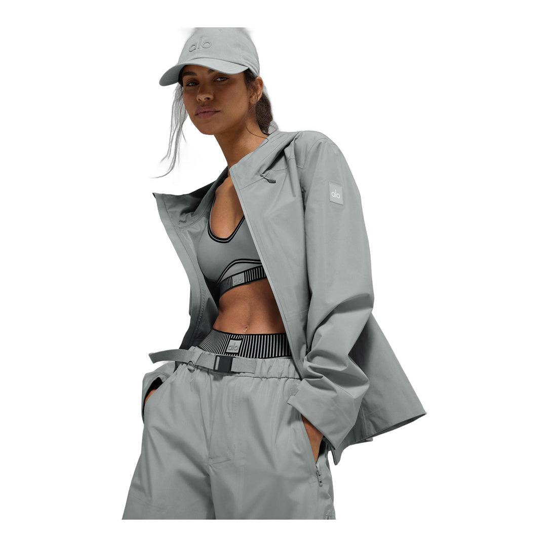 alo Alpha Shell Jacket - Lunar Grey