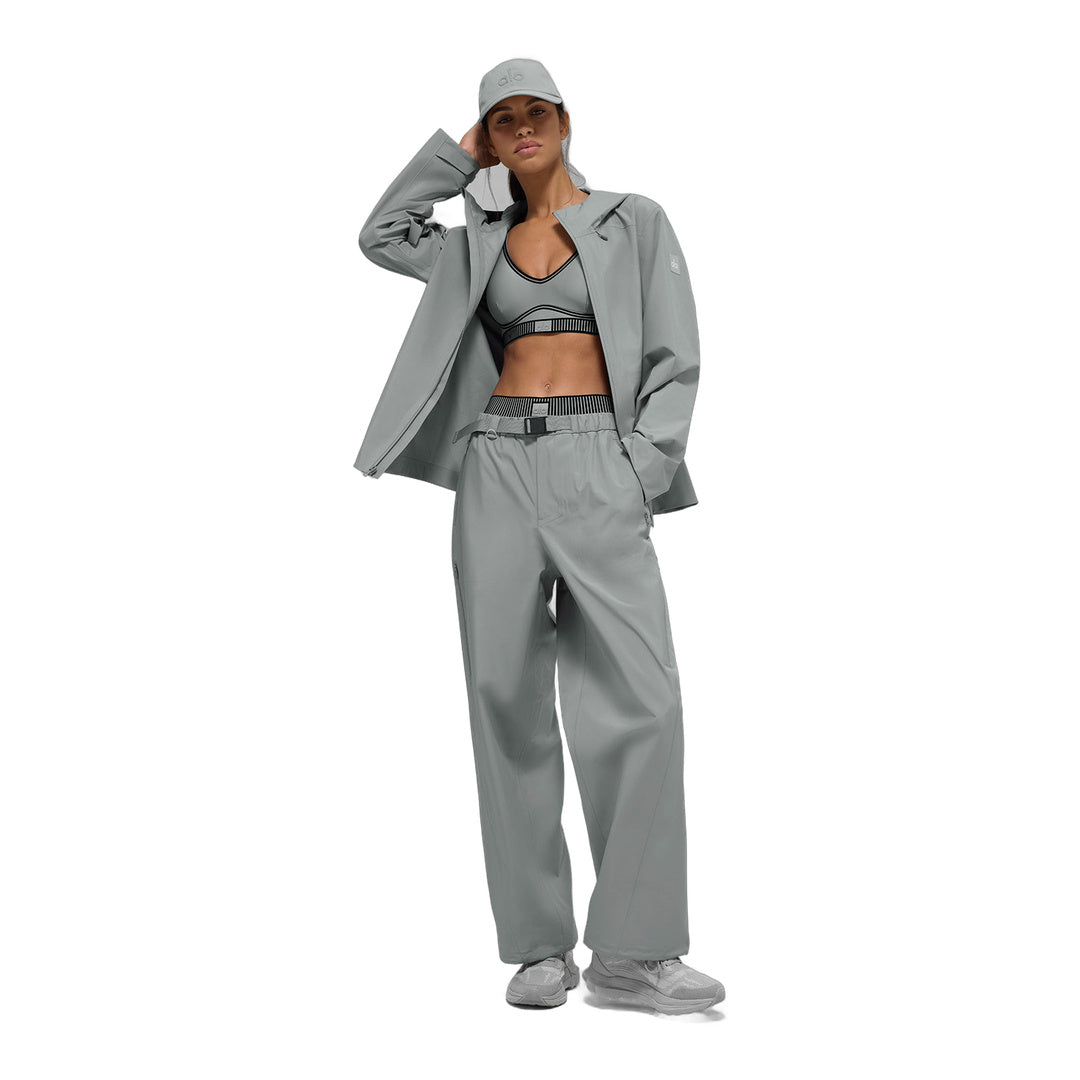 alo Alpha Shell Jacket - Lunar Grey