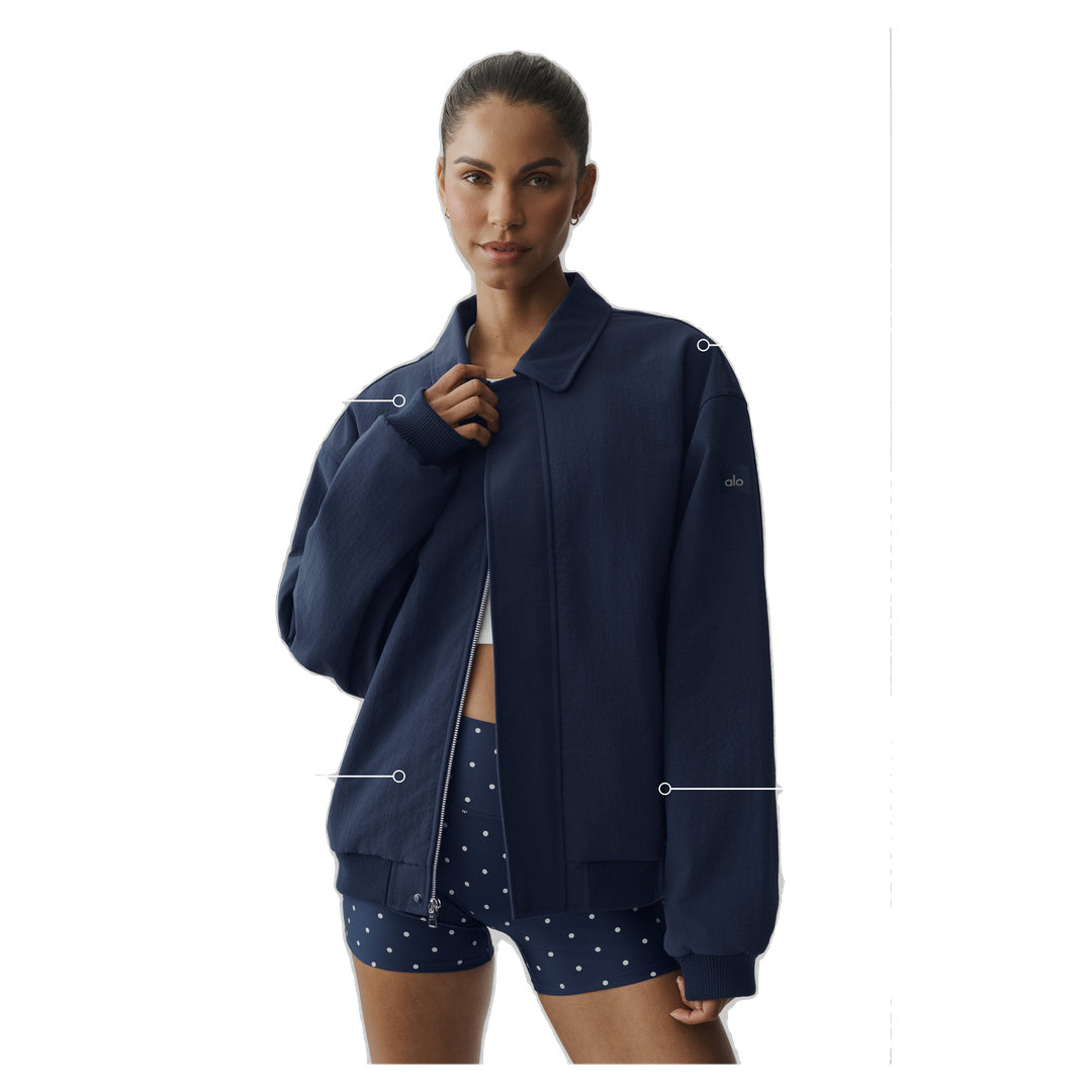 ALO Duality Bomber Jacket - Navy
