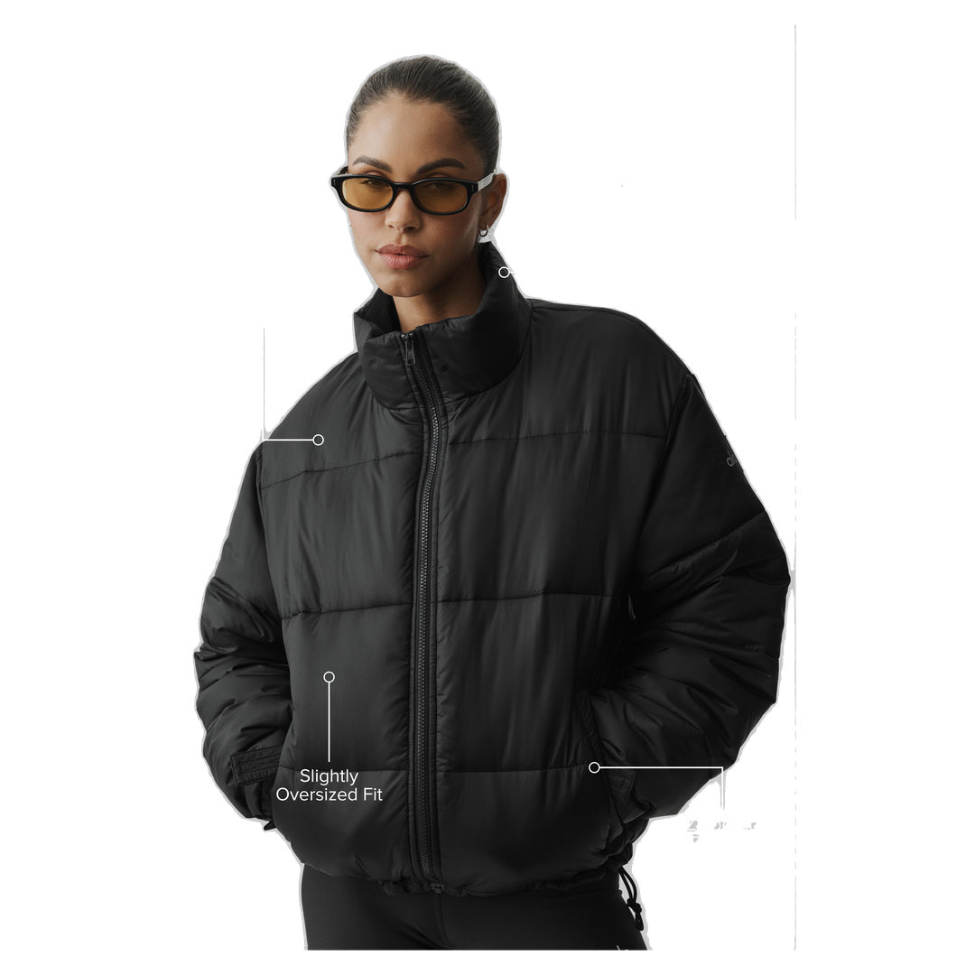 ALO Cold Front Puffer Jacket - Black