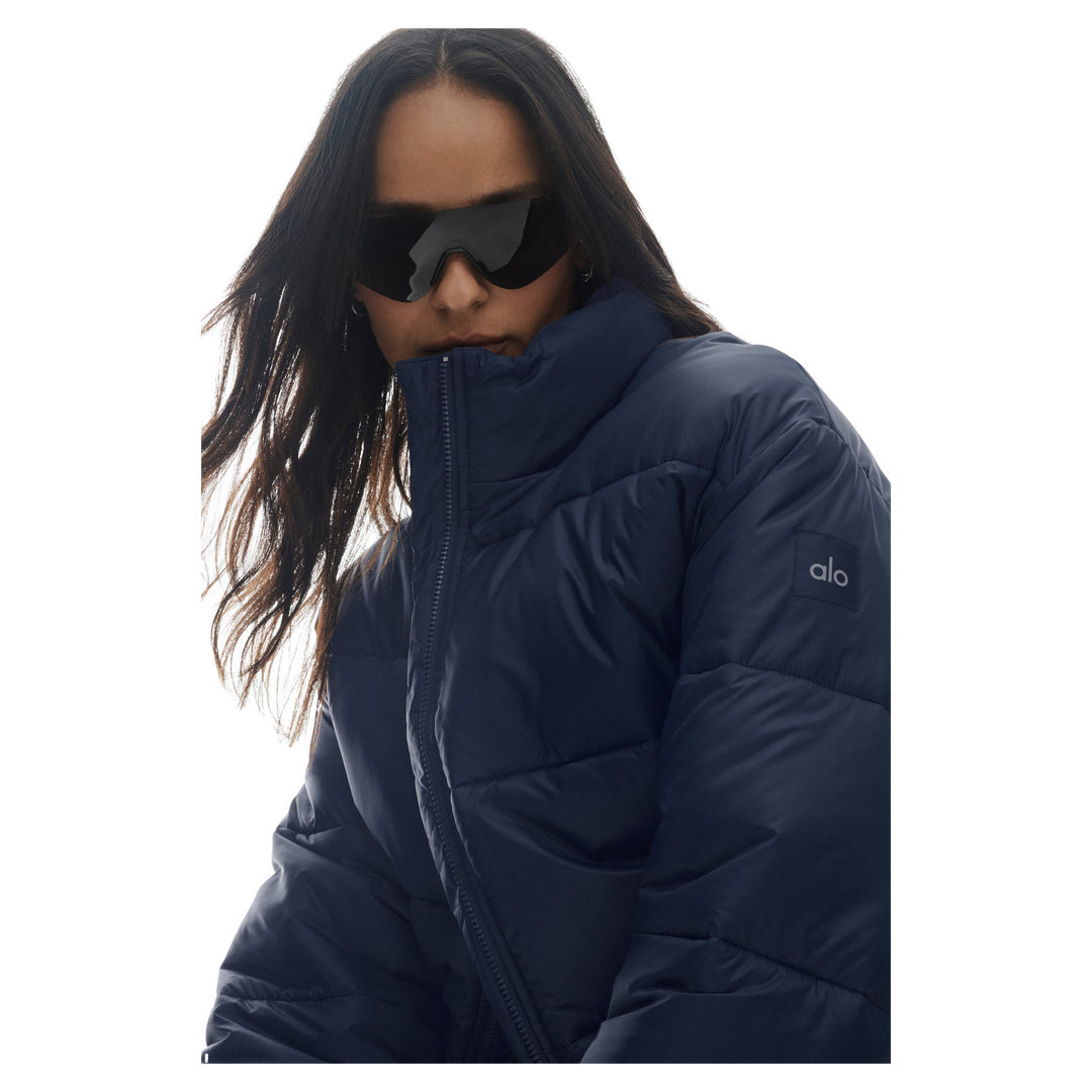ALO Cold Front Puffer Jacket - Navy