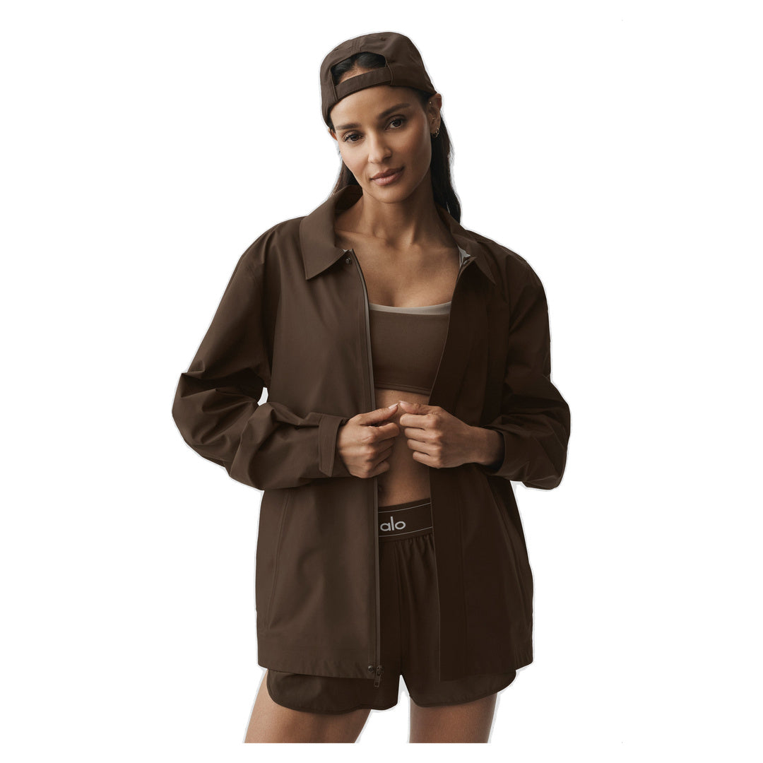 ALO Alpha Shell Overshirt - Espresso