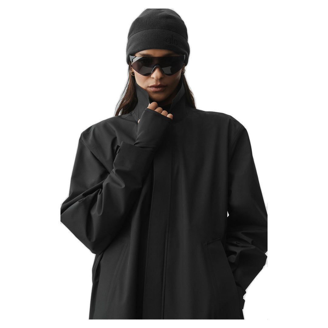 ALO Alpha Shell Long Coat - Black
