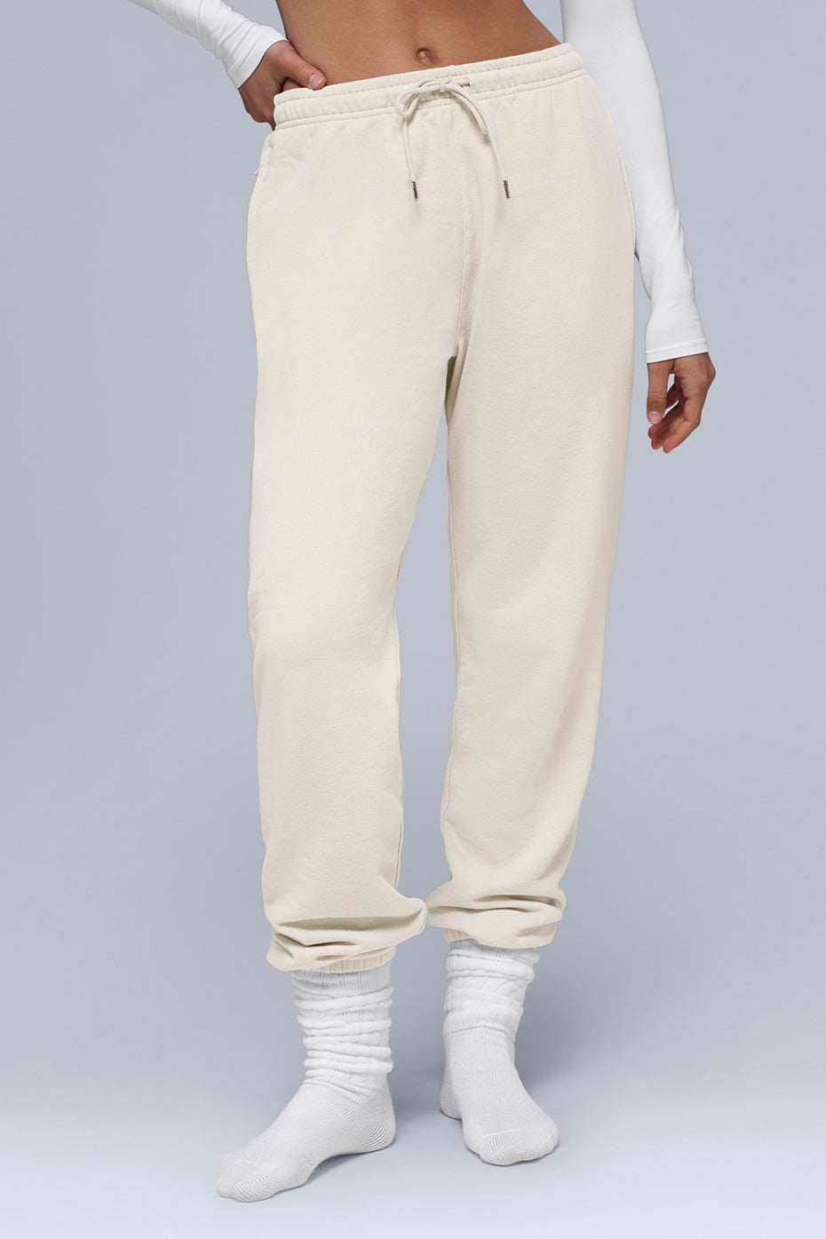 alo Chill Sweatpant - Bone