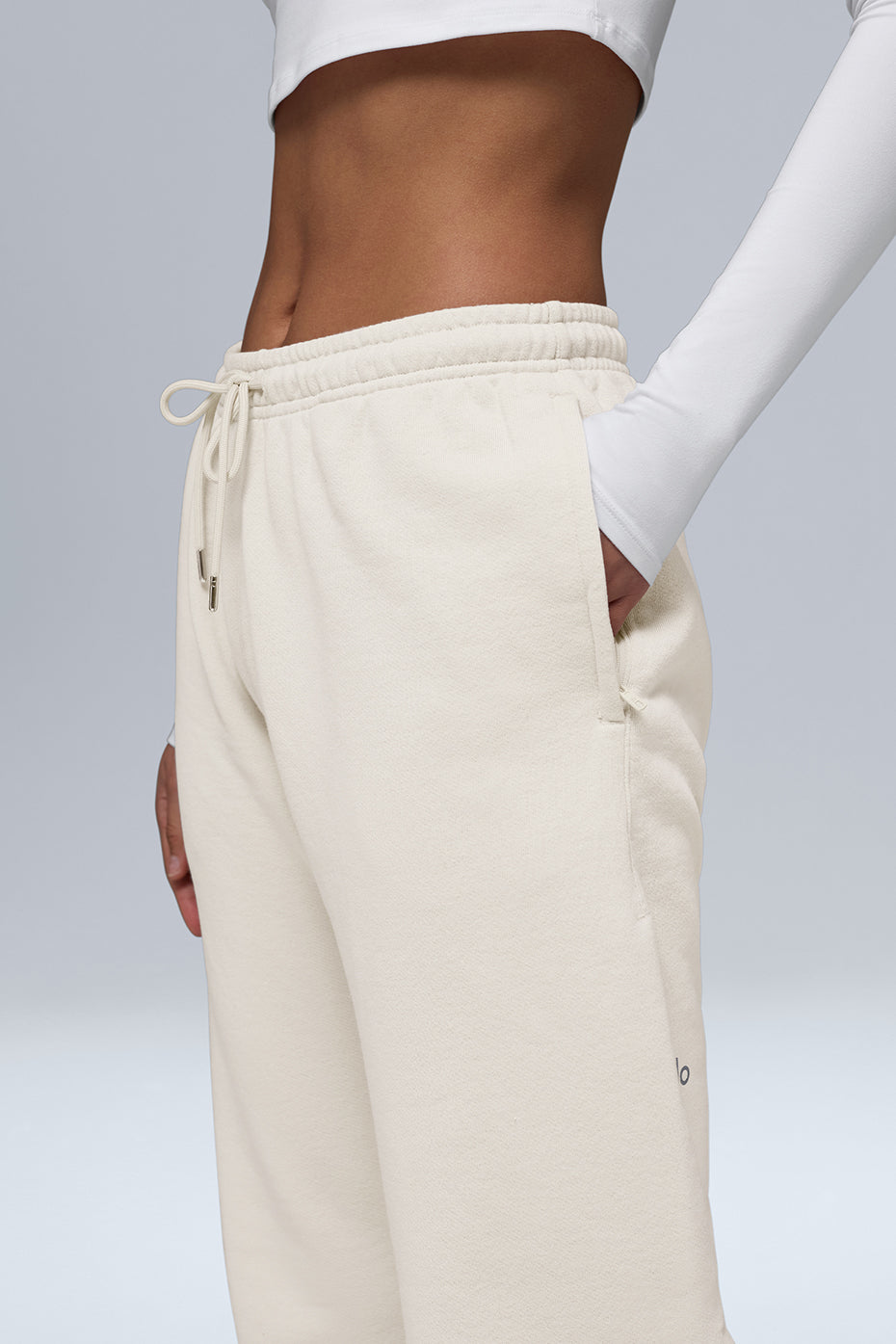 alo Chill Sweatpant - Bone