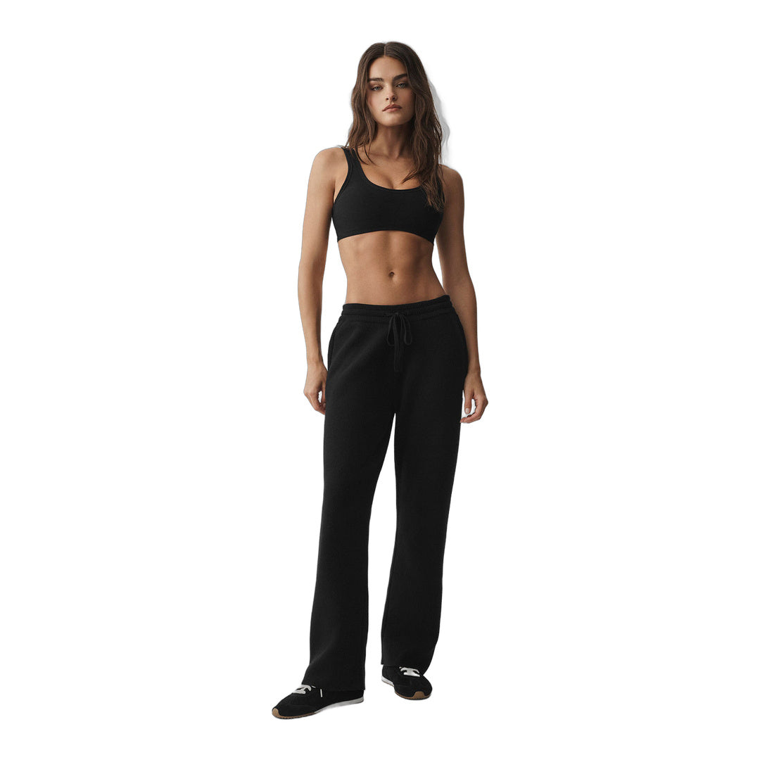 alo Scholar Straight Leg Sweatpant - Black
