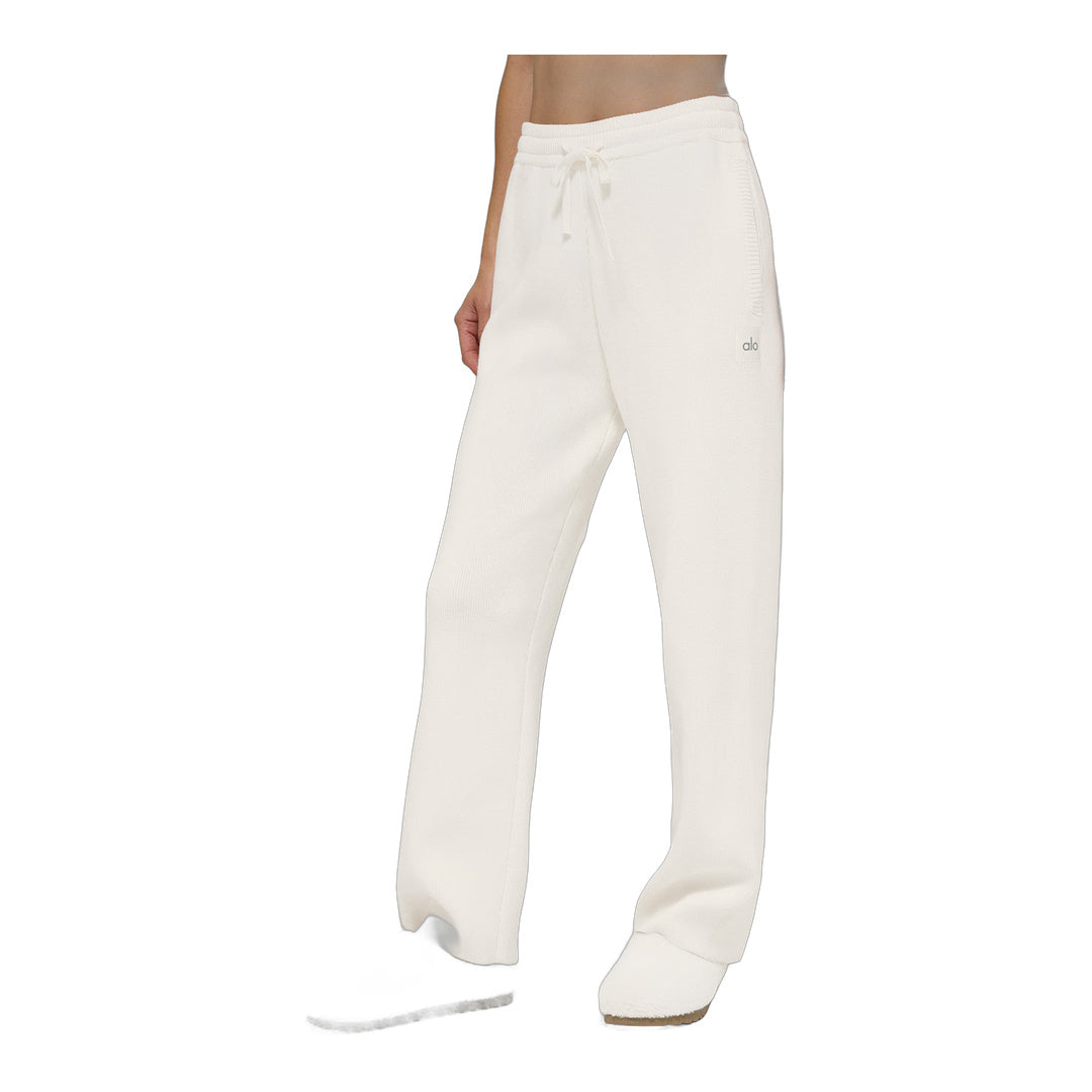 alo Scholar Straight Leg Sweatpant - Ivory