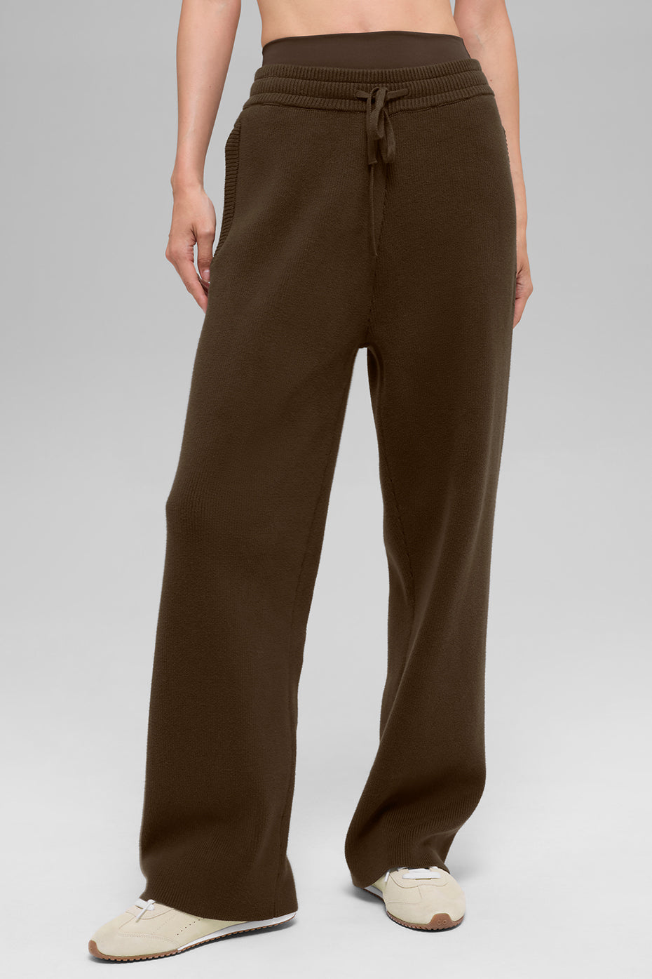 alo Scholar Straight Leg Sweatpant - Espresso