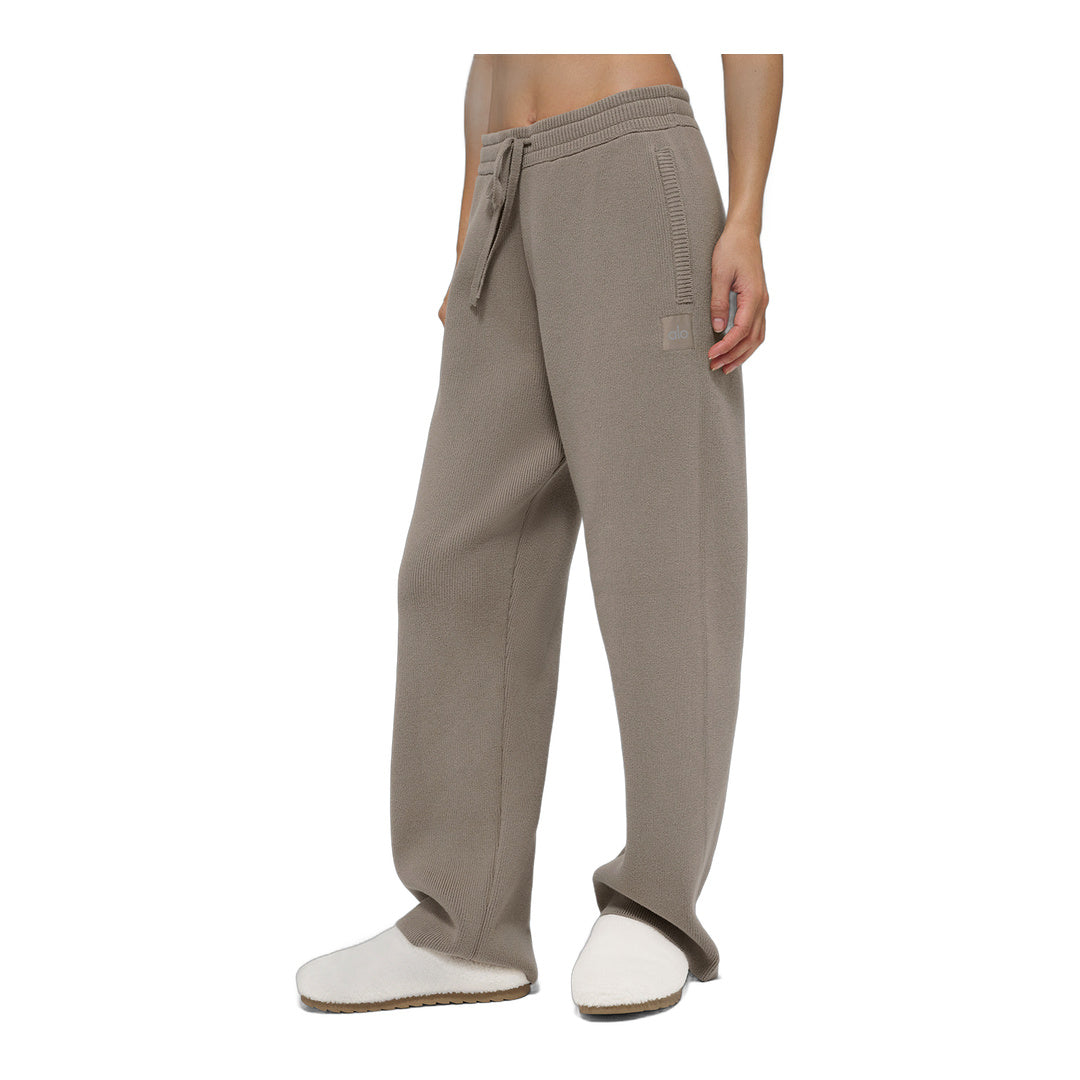 alo Scholar Straight Leg Sweatpant - Light Cocoa