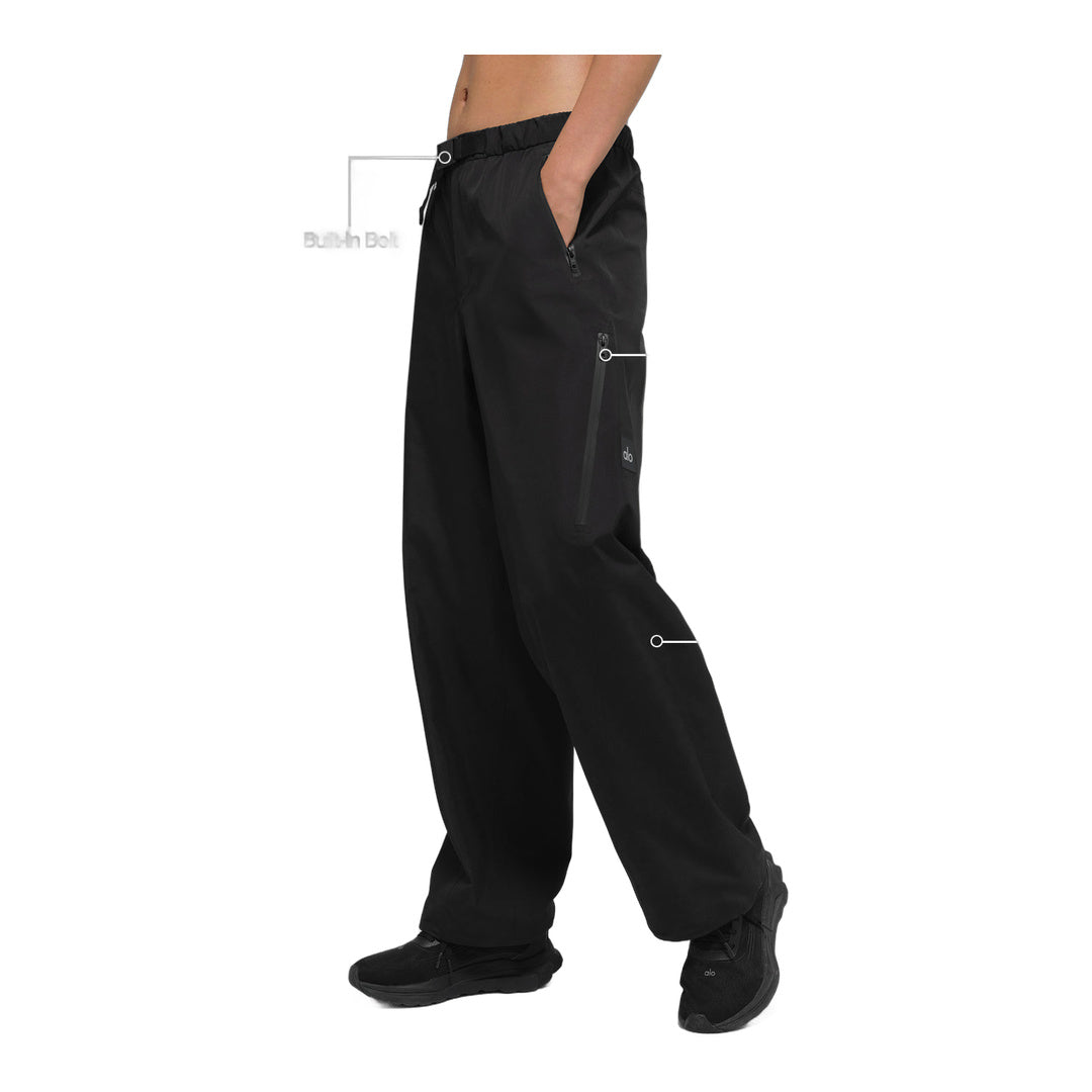 alo Alpha Shell Pant - Black