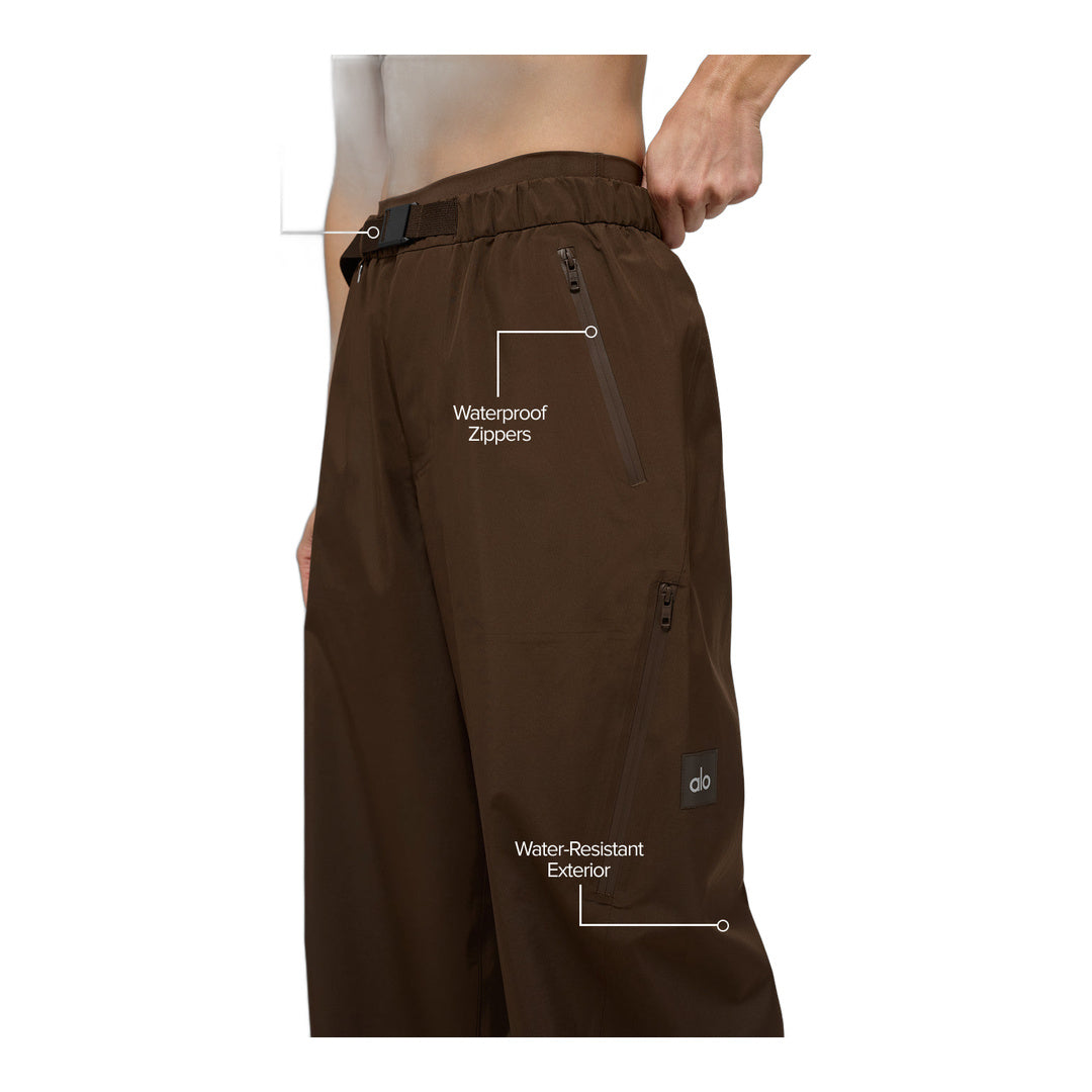 alo Alpha Shell Pant - Espresso