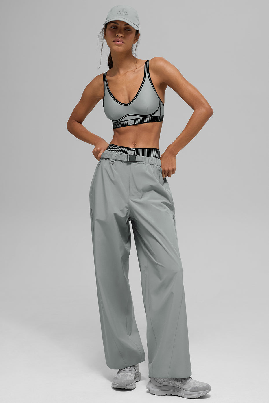 alo Alpha Shell Pant - Lunar Grey