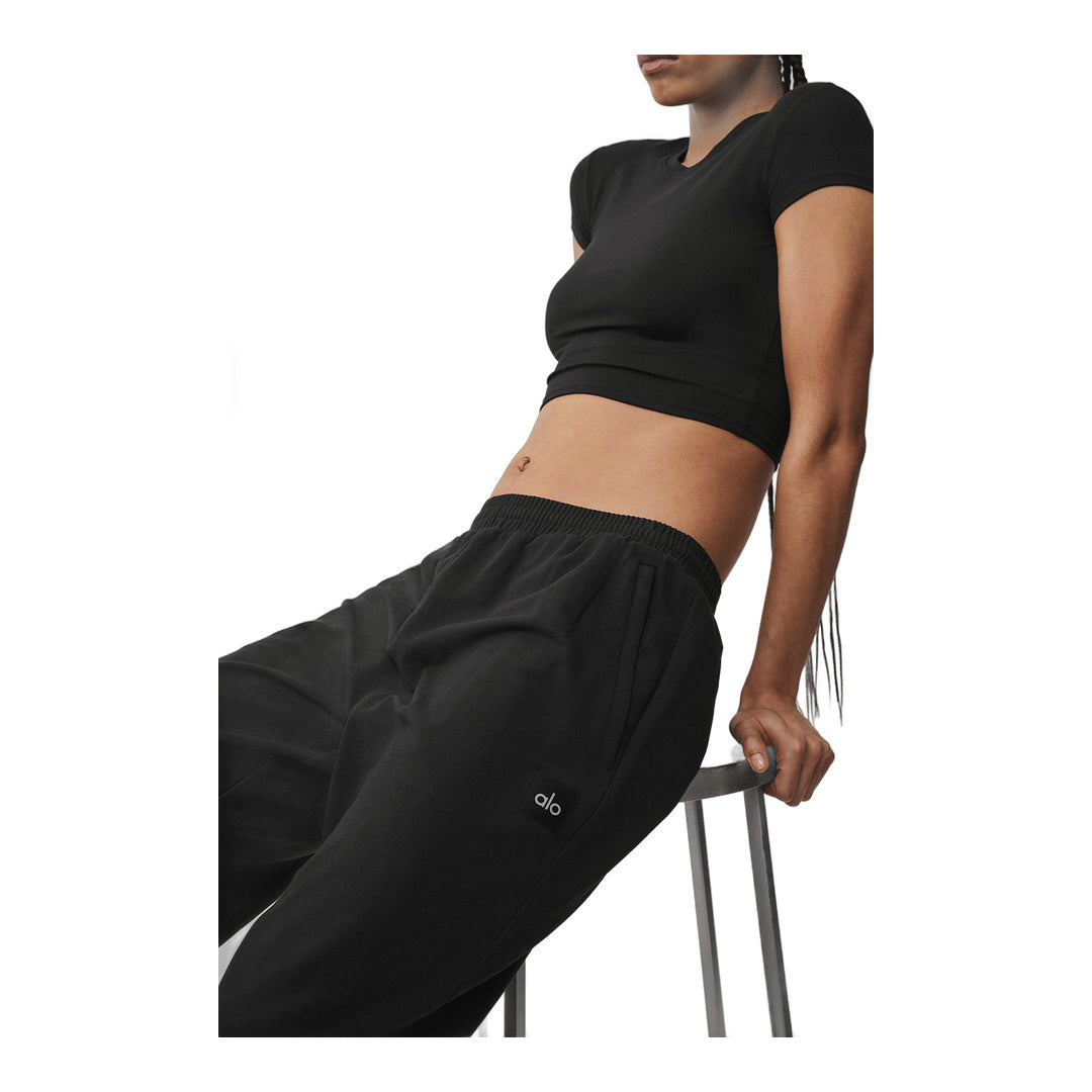 alo Double Take Straight Leg Pant - Black