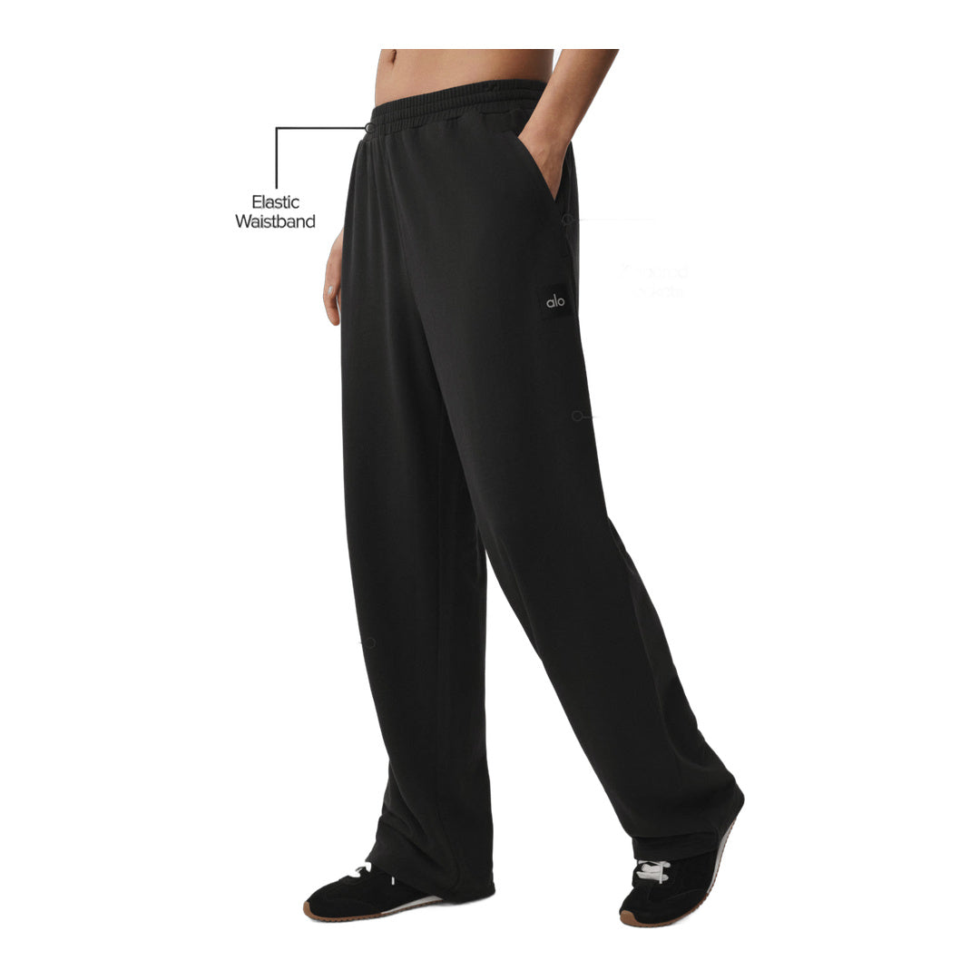 alo Double Take Straight Leg Pant - Black