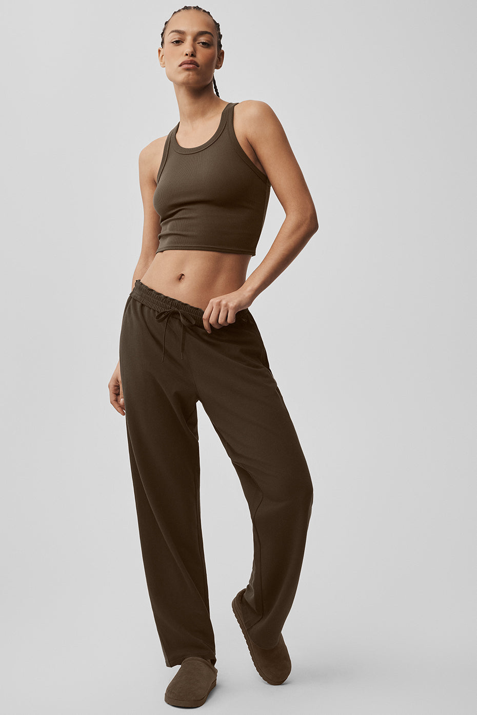 alo Double Take Straight Leg Pant - Espresso
