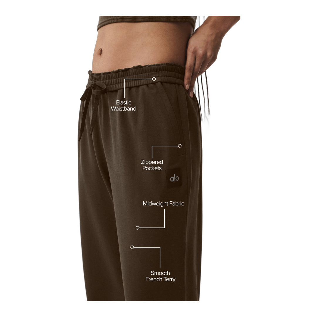 alo Double Take Straight Leg Pant - Espresso