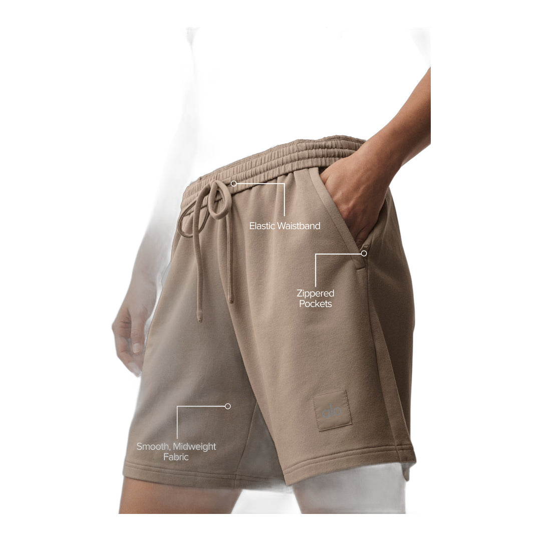 alo 7" Double Take Short - Gravel
