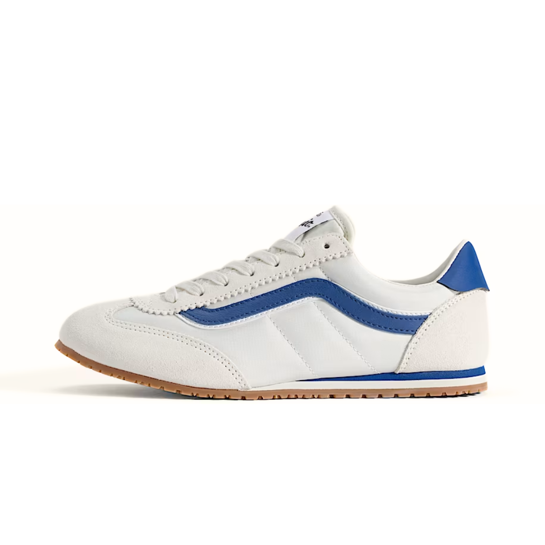 Vans Super Lowpro Shoe Marshmallow White True Blue