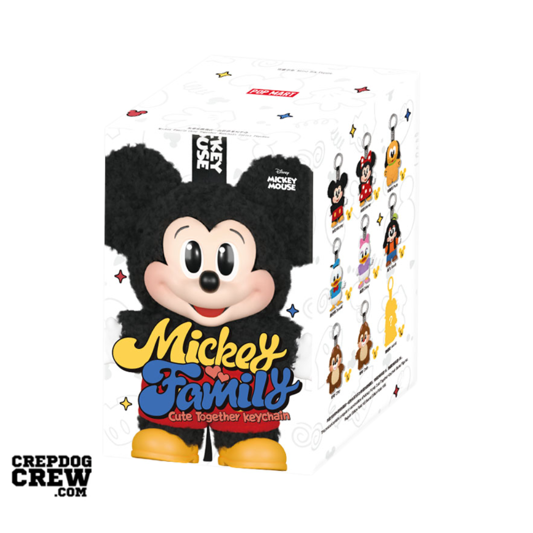 Pop Mart Disney Mickey Family Together Series Plush Keychain Sealed Case (PACK OF 1)