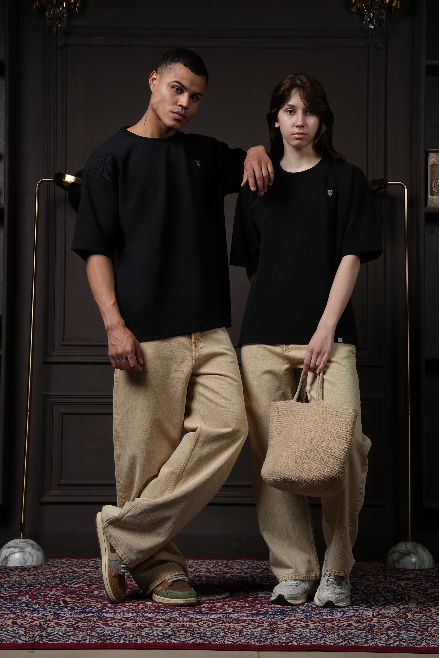 Waffle T Shirt - Black