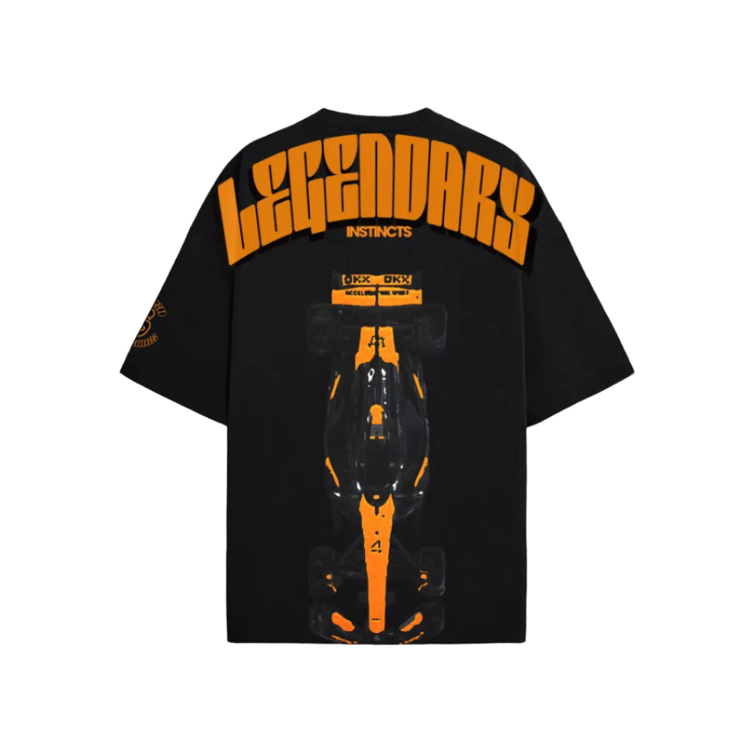 Papaya Ranger - Oversized T-shirt (Black)