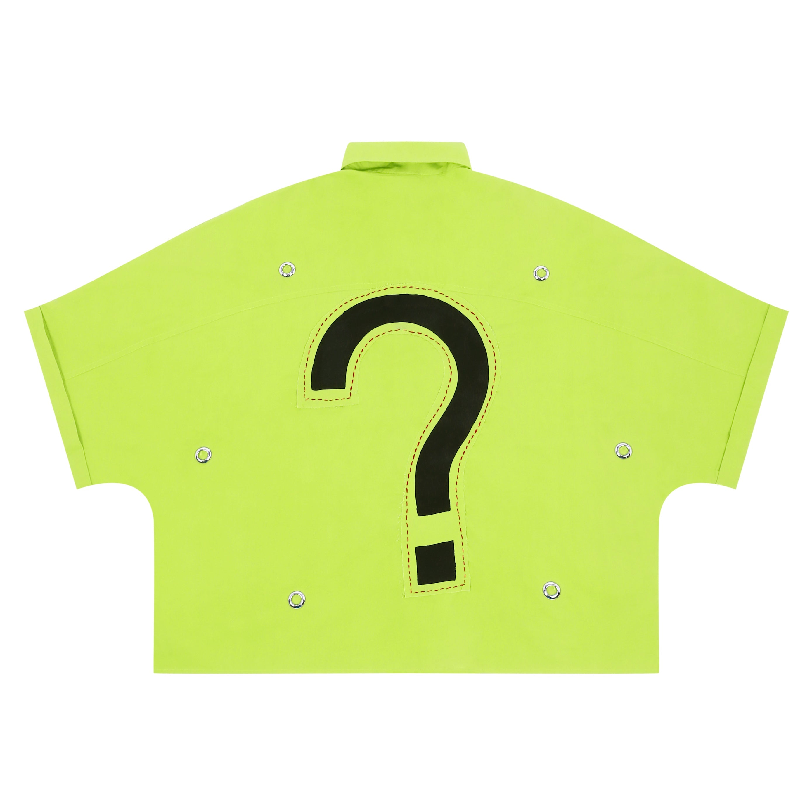 NEON YELLOW - KIMONO SLEEVE SHIRT "HAND PAINTED"