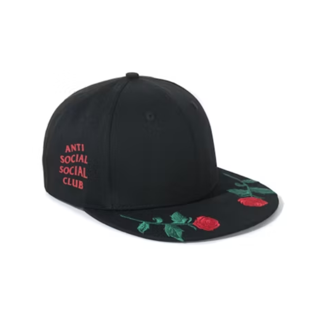 Anti Social Social Club Roses Are Red Cap (FW19) Black