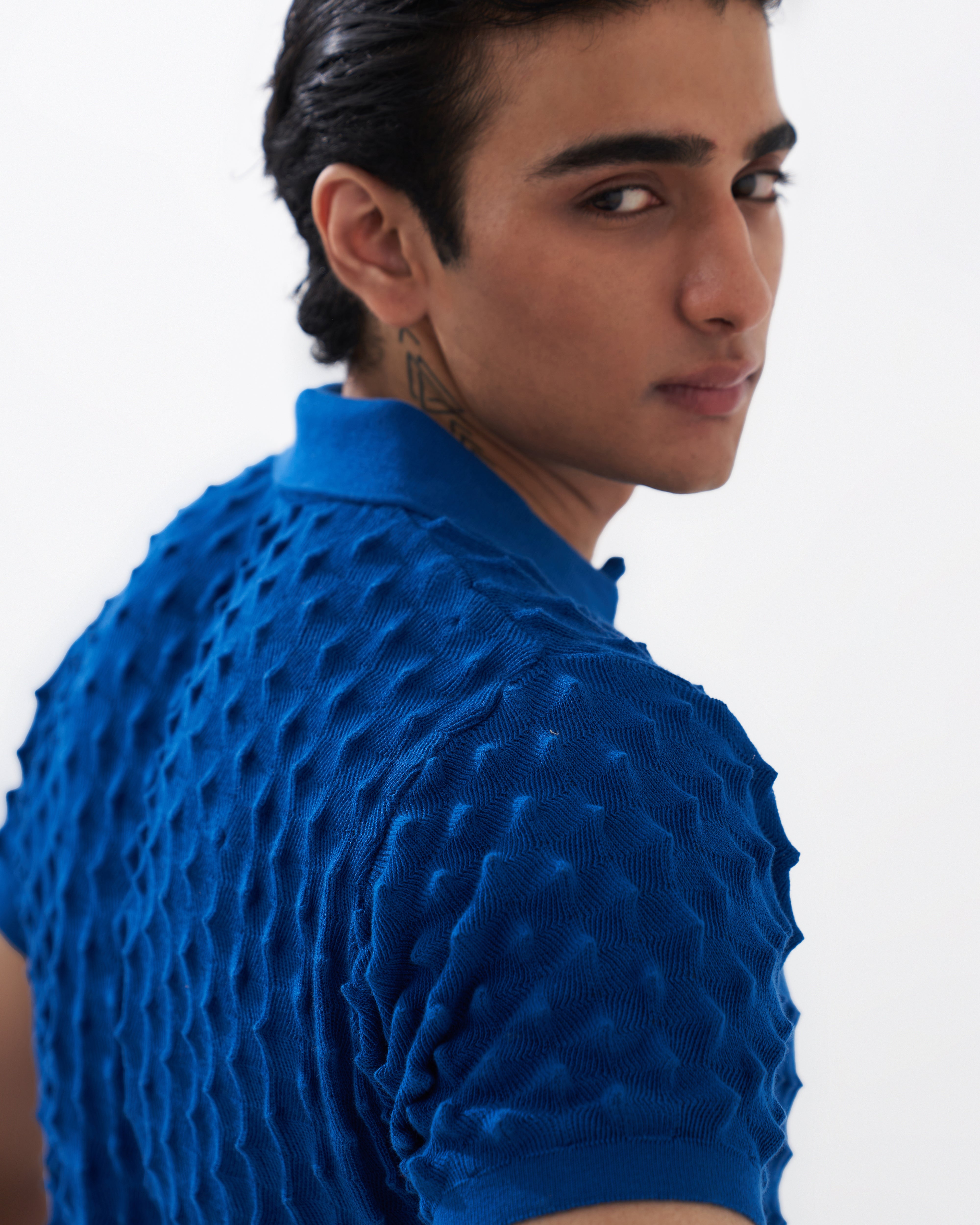 SPIKEY POLO (EGYPTIAN BLUE)