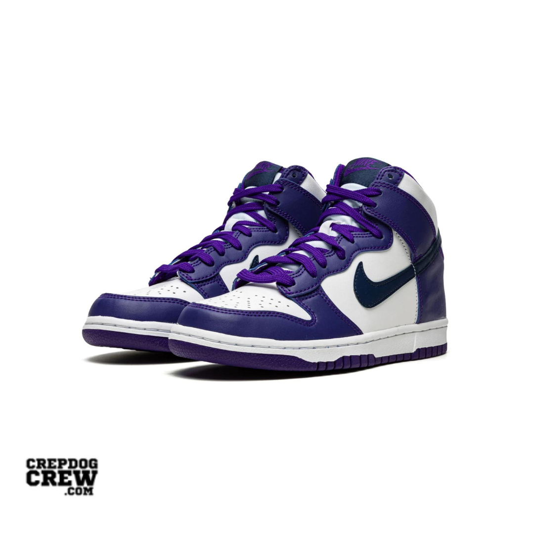 Nike Dunk High Electro Purple Midnght Navy (GS)