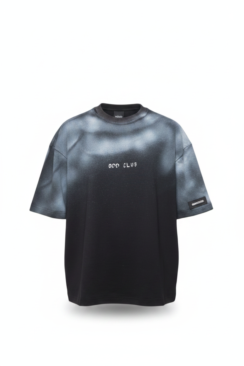Odd Club Spray Black Tshirt