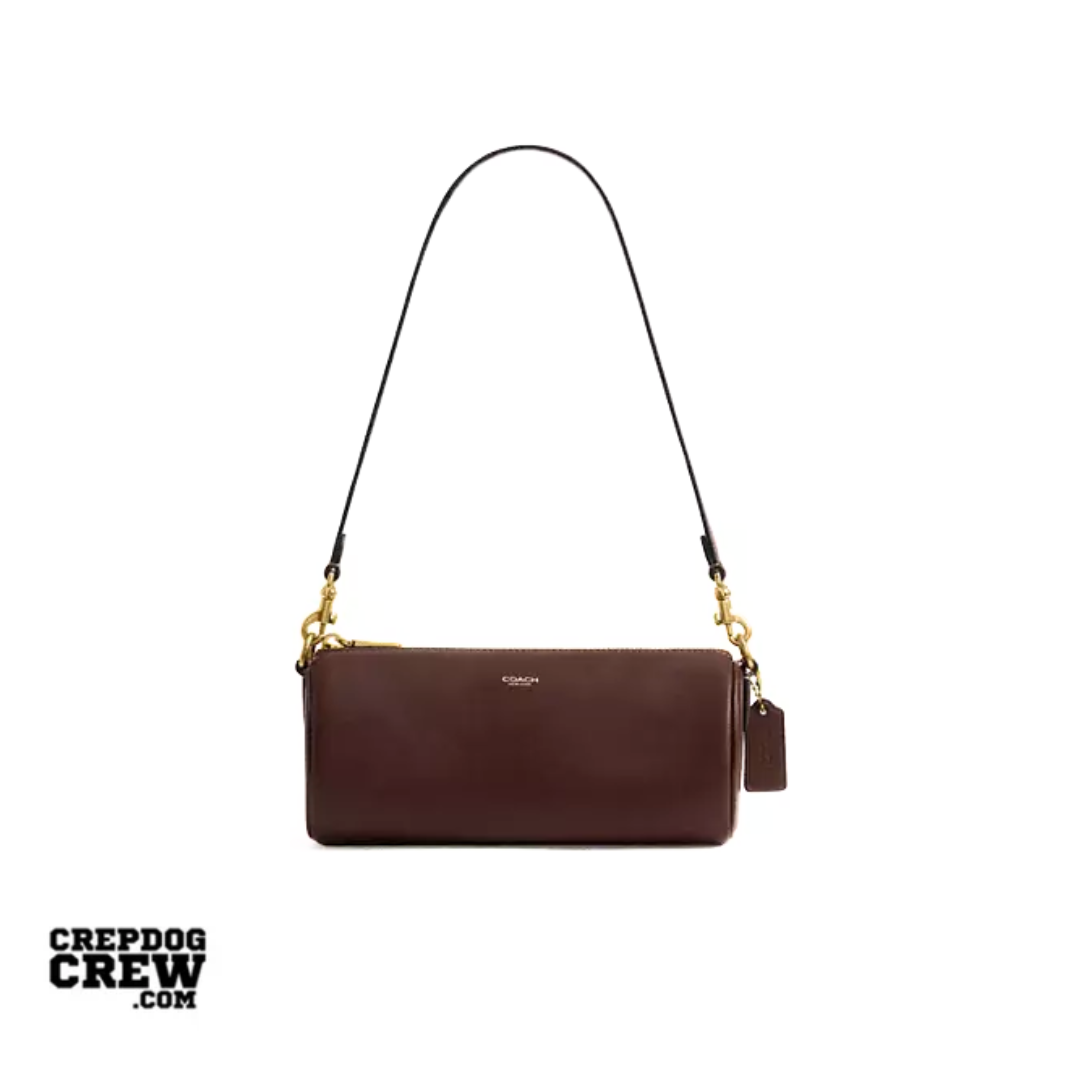 Coach Barrel Bag natural grain leather Brass Maple