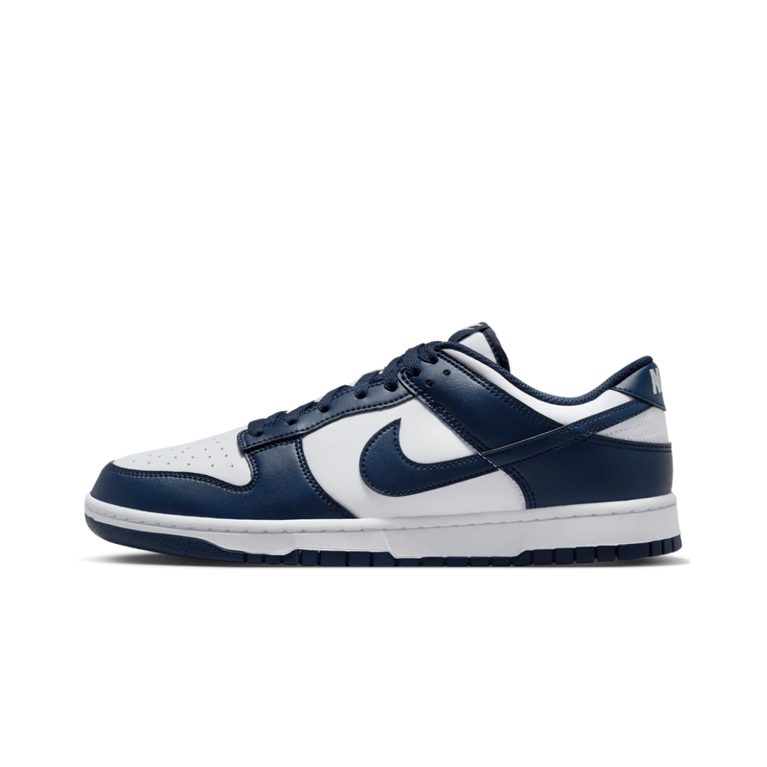 Nike Dunk Low White Midnight Navy