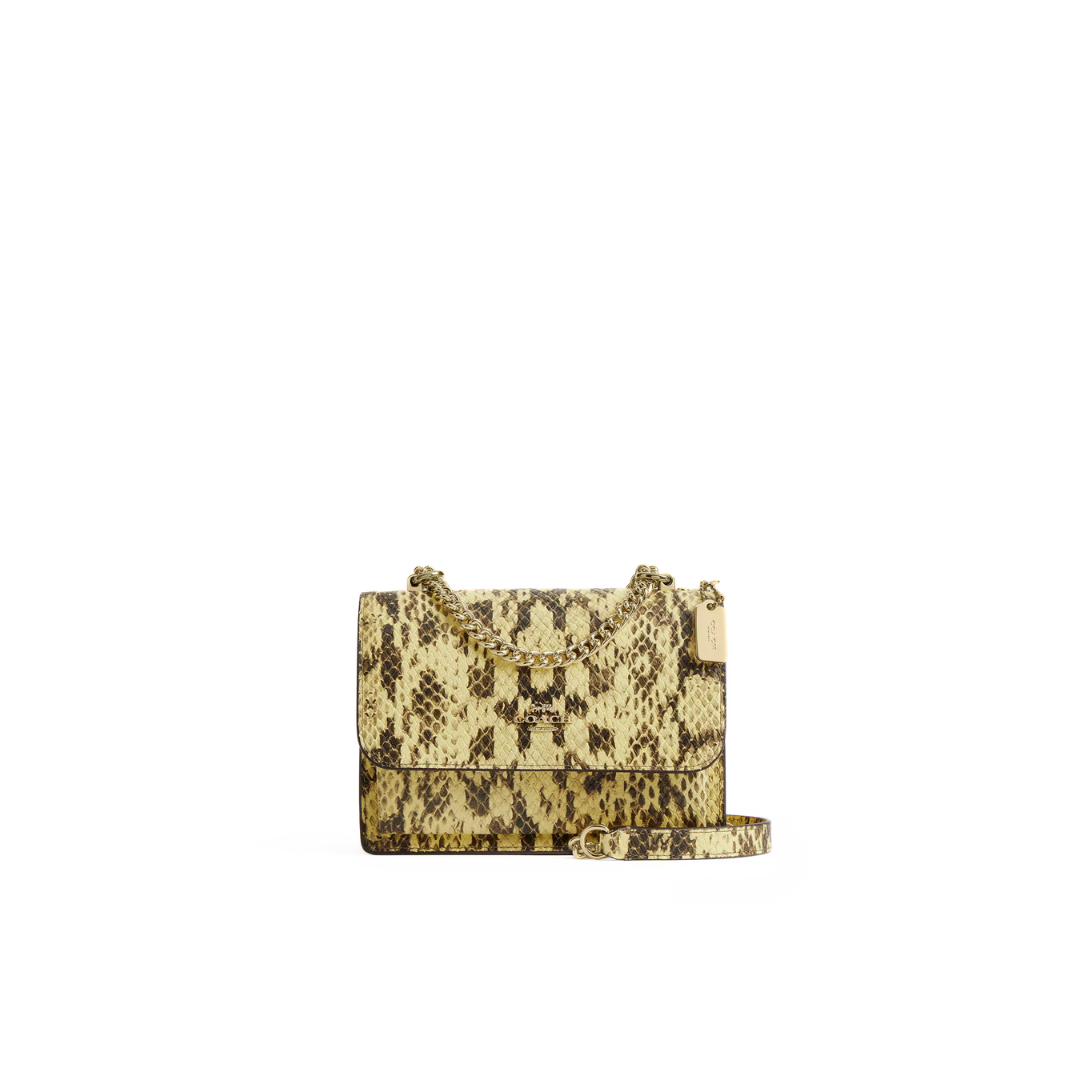 Coach Mini Klare Crossbody Bag Gold Yellow