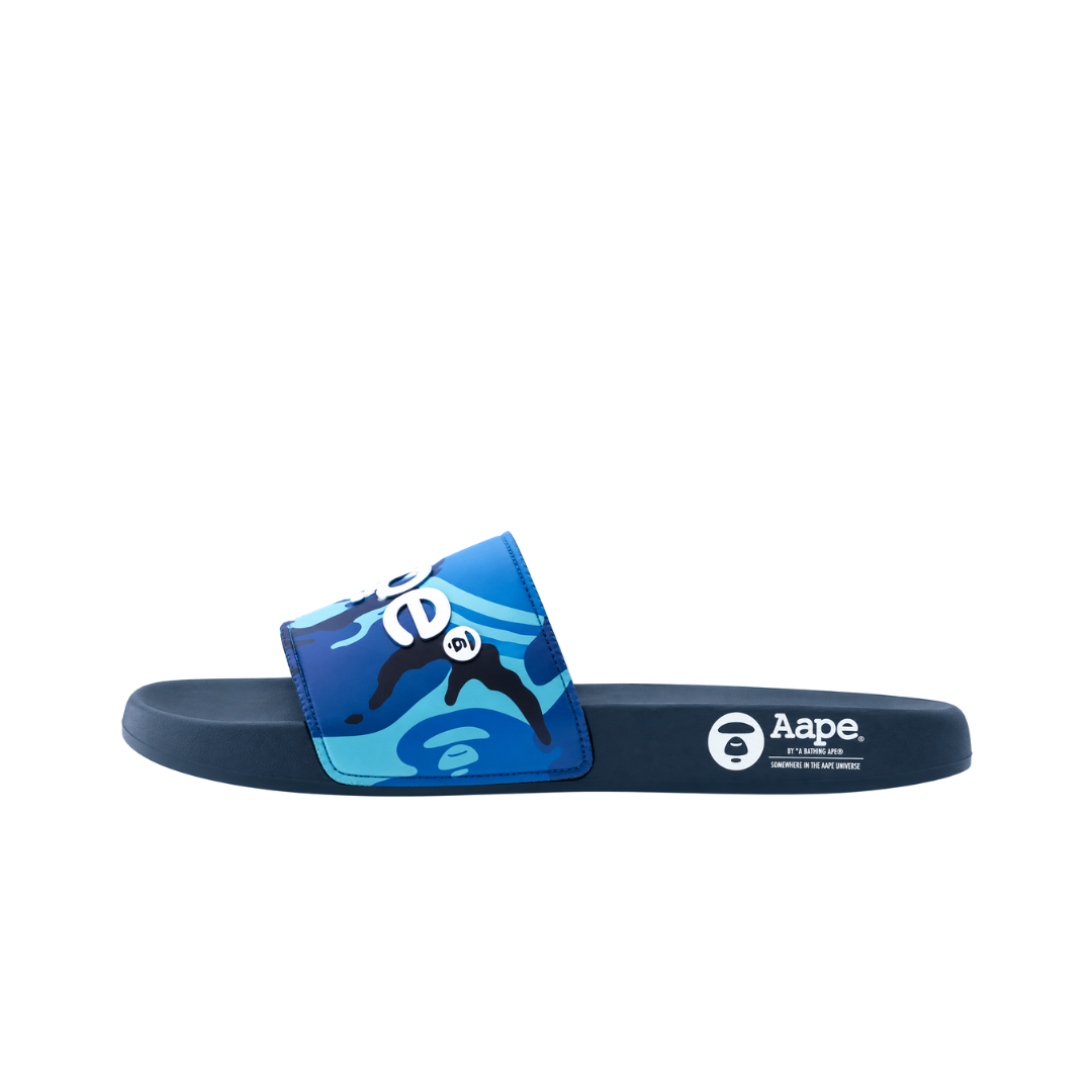 AAPE LOGO Slider Blue