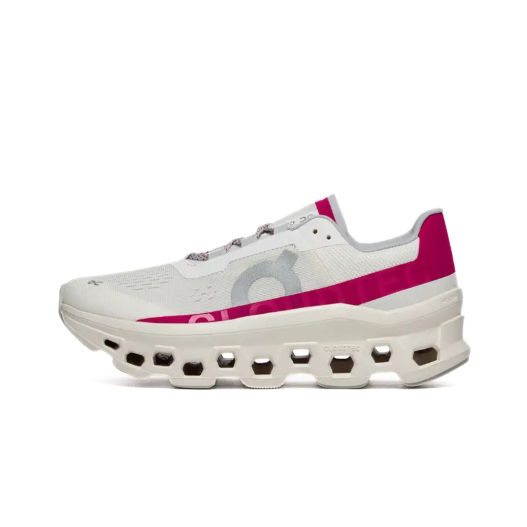 On Running Cloudmonster Ivory Grenadine (W)