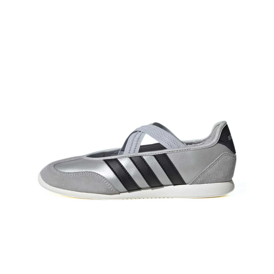 Adidas BARREDA MARY JANE Silver Metallic Core Black Off White