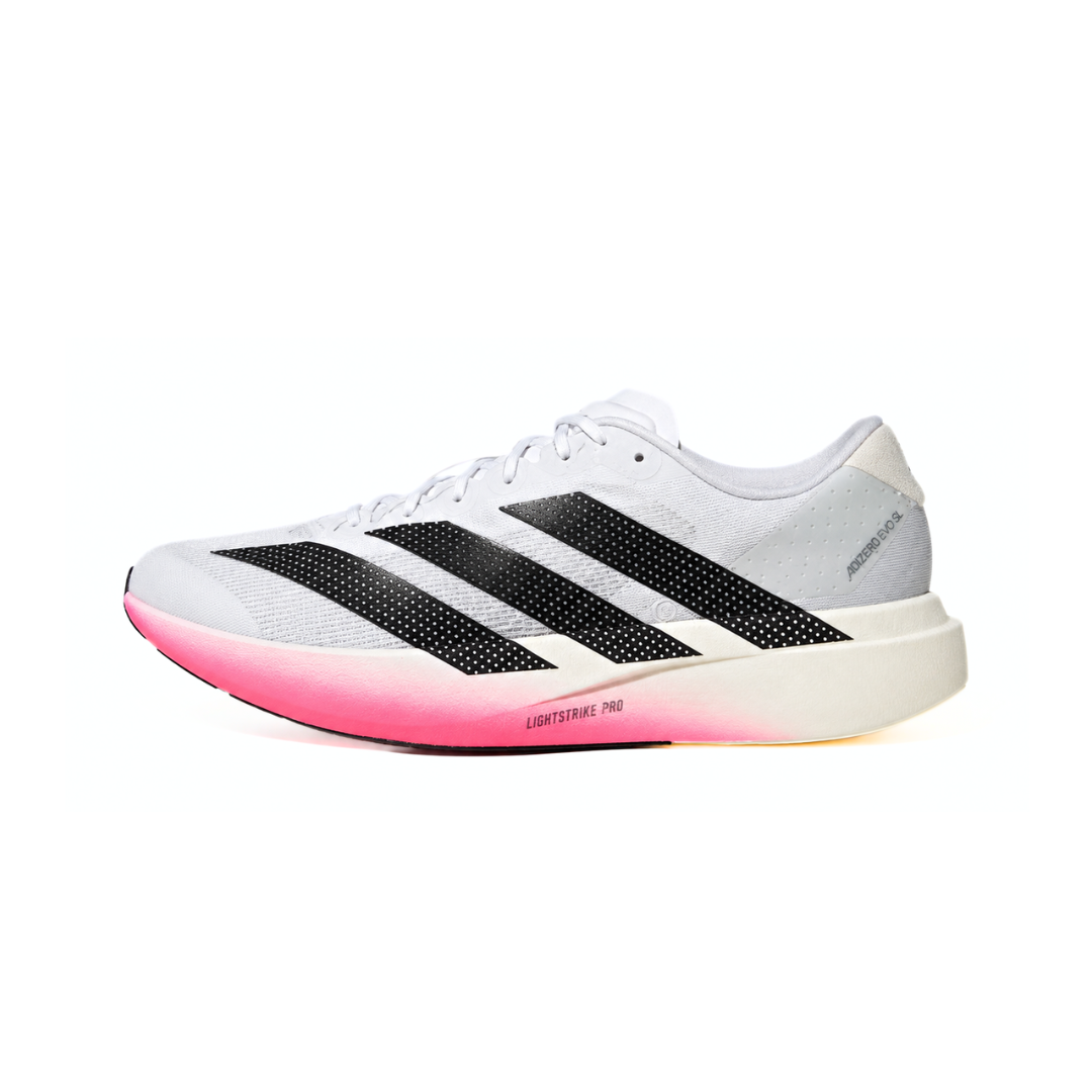 adidas Adizero EVO SL Cloud White Black Solar Turbo