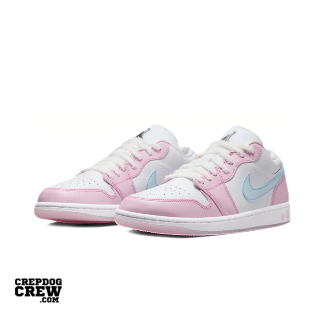 Jordan 1 Low SE Paw Print Pink Foam (W)