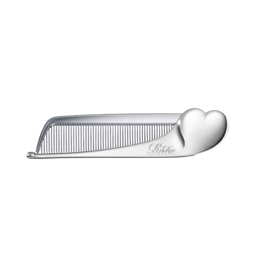 Refa Heart Comb Aira Silver