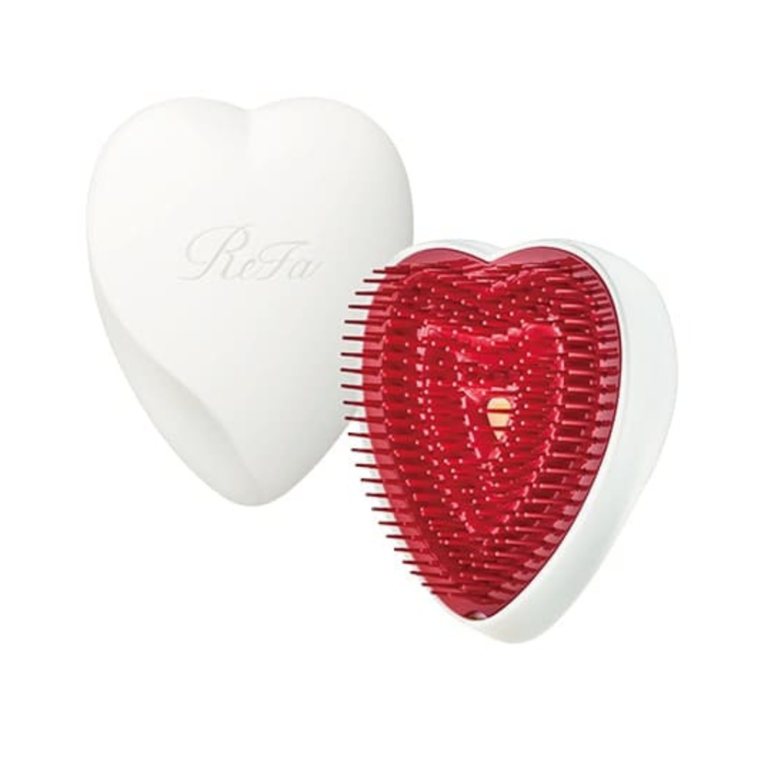 Refa Heart Brush Aurora White
