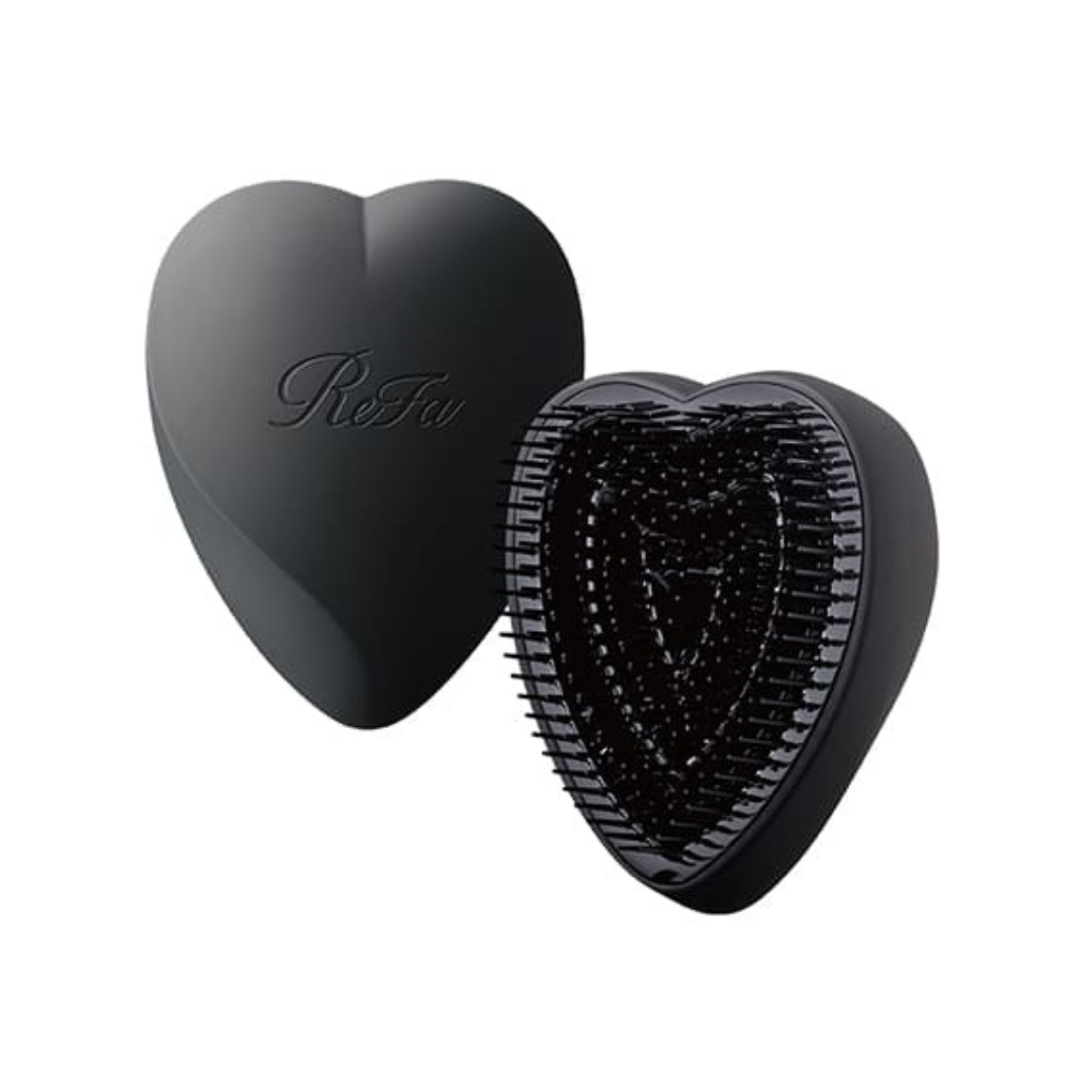 Refa Heart Brush Mat Black