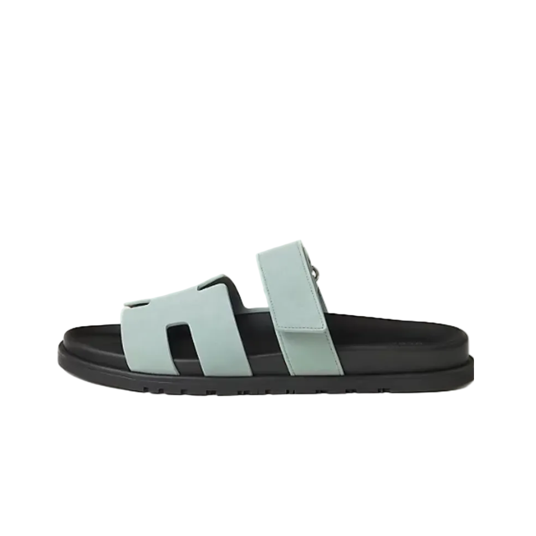 HERMES CHYPRE SANDAL BLEU GLACIER