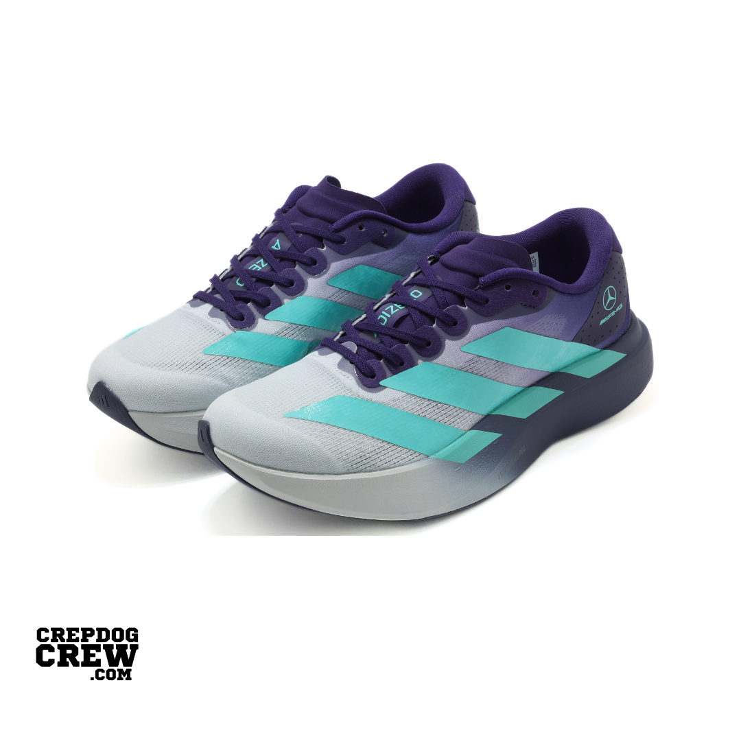 ADIDAS ADIZERO EVO SL MERCEDES AMG PETRONA F1 TEAM Blue Tint Dark Purple