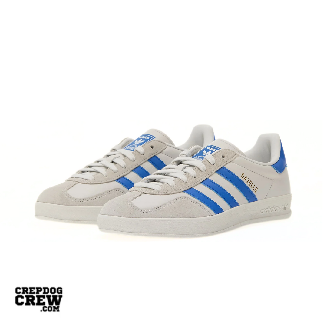 adidas Gazelle Indoor Crystal White Blue Grey