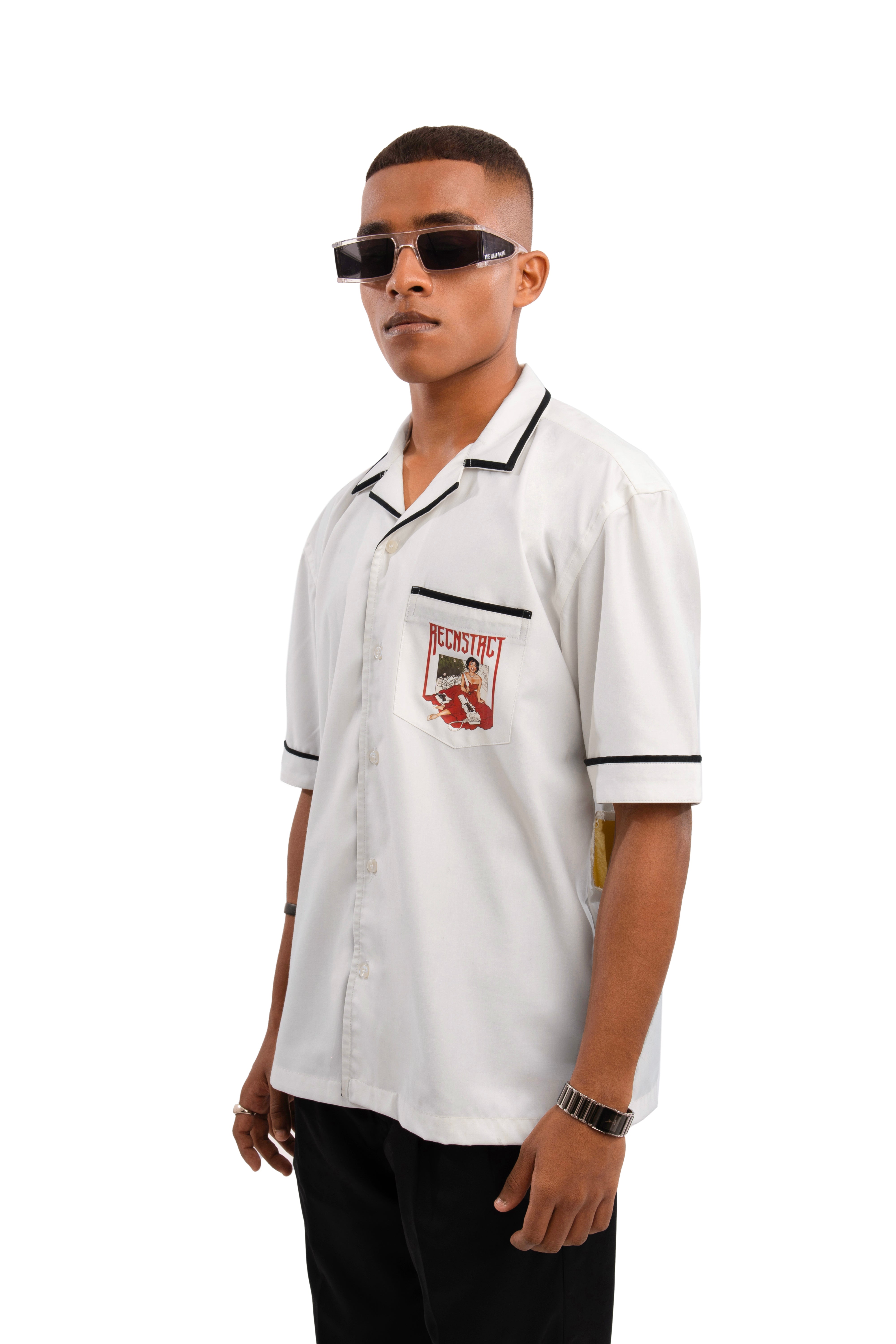 Prime Suspect Shirt - Pearl White